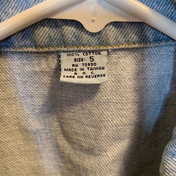 D'Mode Classix 1980s/1990s Vintage Jean Romper - Picture 9 of 9